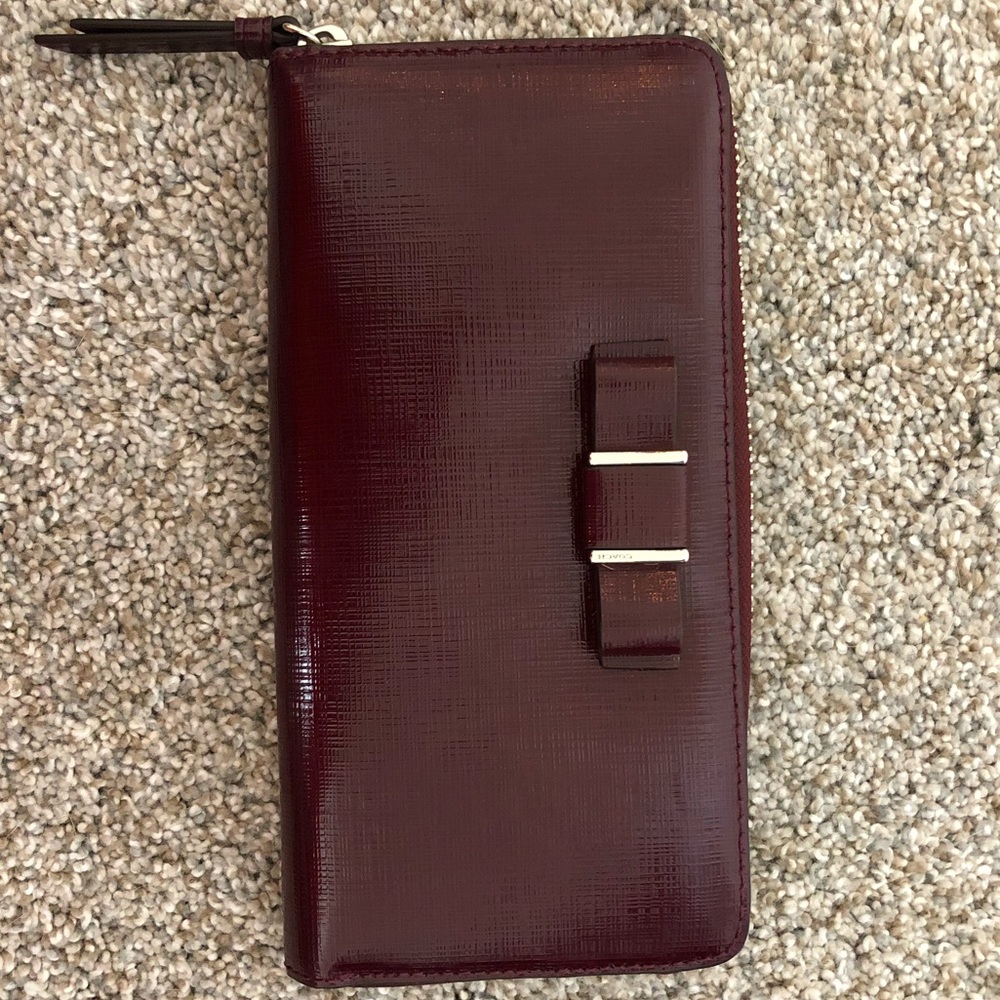 Burgundy Coach Wallet